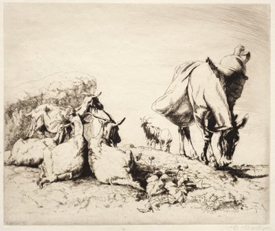 Un bordo della strada in Spagna da Henry Keller