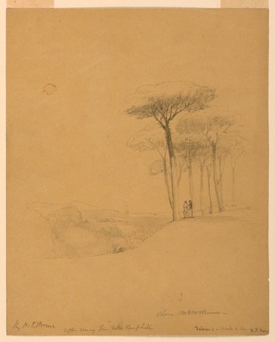 Dopo essere tornato da Villa Pamphili da Henry Kirke Brown