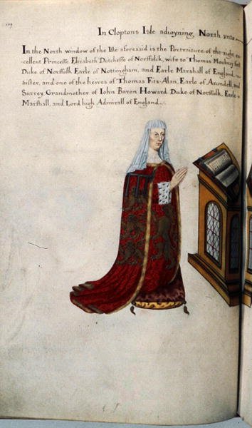 Elizabeth Duchessa di Norfolk da Henry Lilly