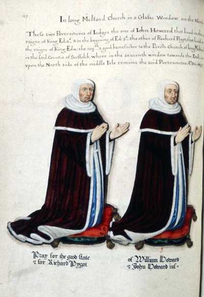 Ritratti di Richard Pygot e William Howard da Henry Lilly