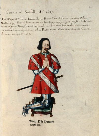 Sir John Howard Barone Howard Cavaliere della Giarrettiera da Henry Lilly