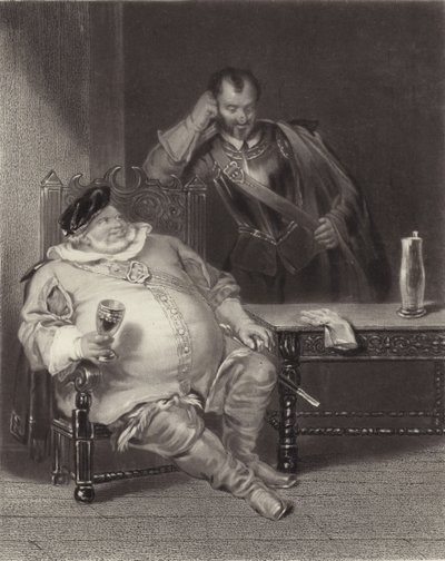 Falstaff e Bardolph da Henry Liverseege