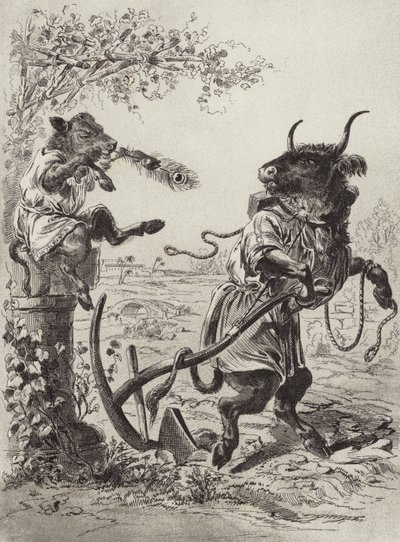 Le favole di Esopo: Il vitello capriccioso da Henry Louis Stephens