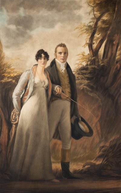 Mr e Mrs Campbell di Kailzie da Henry Macbeth Raeburn