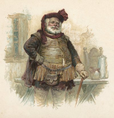 Falstaff da Enrico IV, Parte 1 da Henry Marriott Paget