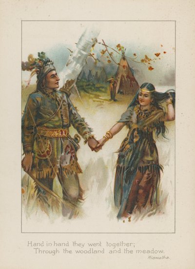 Mano nella mano andarono insieme, attraverso il bosco e il prato da Henry Marriott Paget
