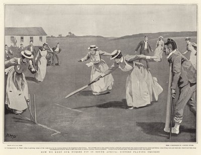 Come manteniamo in forma le nostre infermiere in Sud Africa, sorelle che giocano a cricket da Henry Marriott Paget
