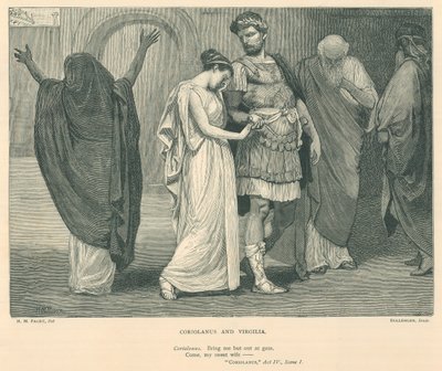 Illustrazione per Coriolano da Henry Marriott Paget