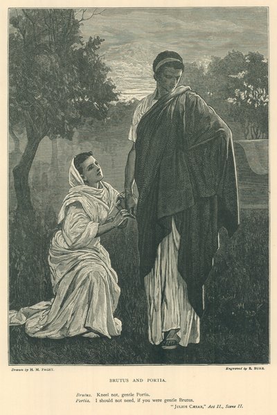 Illustrazione per Giulio Cesare da Henry Marriott Paget