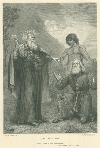 Illustrazione per Re Lear da Henry Marriott Paget