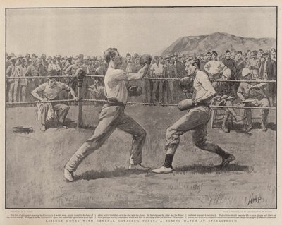 Ore di Svago con la Forza del Generale Gatacre, un Incontro di Boxe a Sterkstroom da Henry Marriott Paget