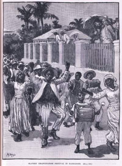 Festival di emancipazione della schiavitù a Barbados, 1834 da Henry Marriott Paget