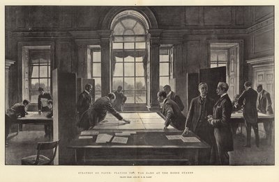 Strategia su carta, giocando al gioco di guerra alle Horse Guards da Henry Marriott Paget