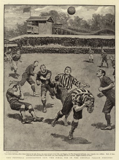 La Coppa della Football Association, la finale nei giardini del Crystal Palace da Henry Marriott Paget