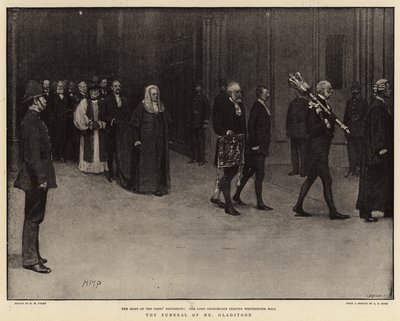 Il funerale di Mr Gladstone da Henry Marriott Paget