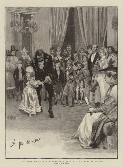 Ballo in maschera della Lady Mayoress alla Mansion House da Henry Marriott Paget