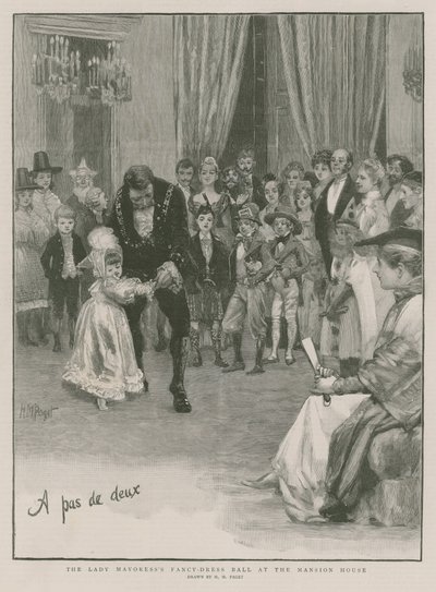 Il ballo in maschera della Lady Mayoress alla Mansion House da Henry Marriott Paget