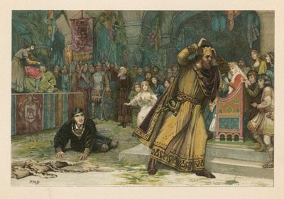 La scena del gioco da Amleto da Henry Marriott Paget