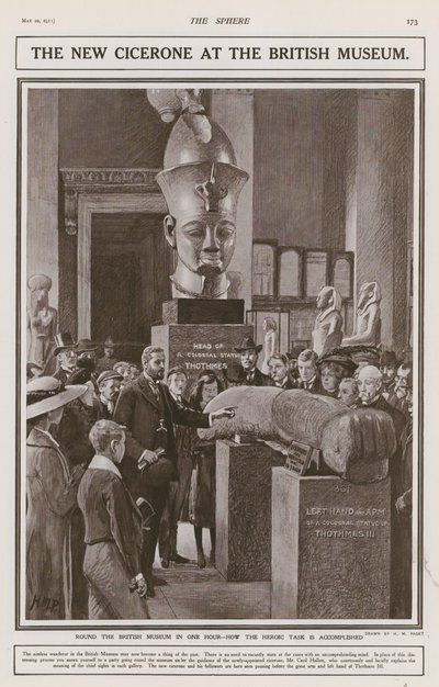 Il nuovo Cicerone al British Museum da Henry Marriott Paget
