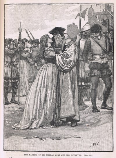 La separazione di Sir Thomas More e sua figlia 1534 da Henry Marriott Paget