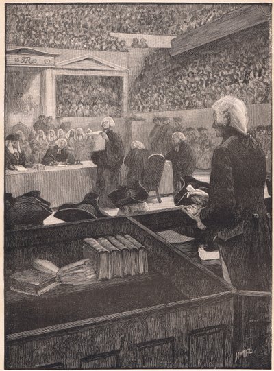 Il processo di Warren Hastings AD 1788 da Henry Marriott Paget