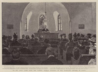 In Terra Santa con il Kaiser, domenica mattina nella chiesa dei Templari a Haifa da Henry Marriott Paget