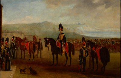 15° Ussari del Re in ordine di revisione, circa 1837 da Henry Martens