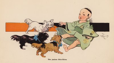 Illustrazione per Le avventure di una bambola giapponese da Henry Mayer