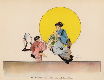 Illustrazione per Le avventure di una bambola giapponese da Henry Mayer