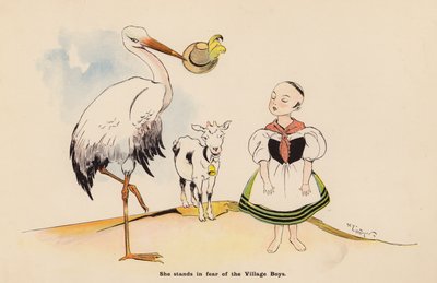 Illustrazione per Le avventure di una bambola giapponese da Henry Mayer