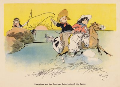 Illustrazione per Le avventure di una bambola giapponese da Henry Mayer