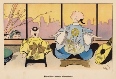 Illustrazione per Le avventure di una bambola giapponese da Henry Mayer