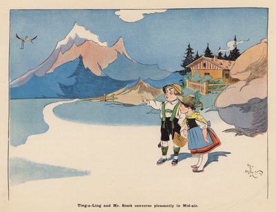 Illustrazione per Le avventure di una bambola giapponese da Henry Mayer
