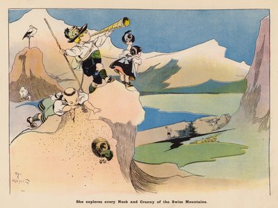 Illustrazione per Le avventure di una bambola giapponese da Henry Mayer