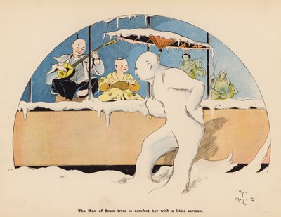 Illustrazione per Le avventure di una bambola giapponese da Henry Mayer