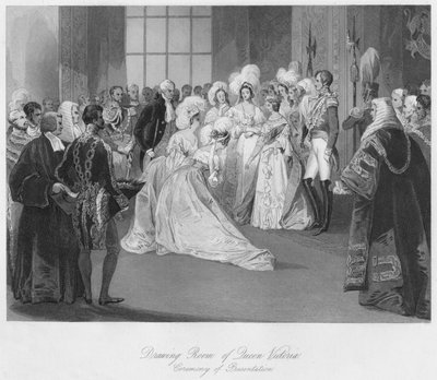 Salotto della Regina Vittoria. Cerimonia di presentazione da Henry Melville