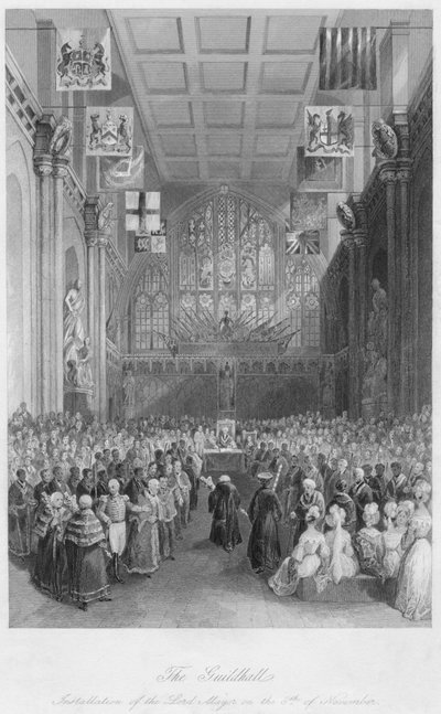 La Guildhall. Installazione del Lord Mayor l