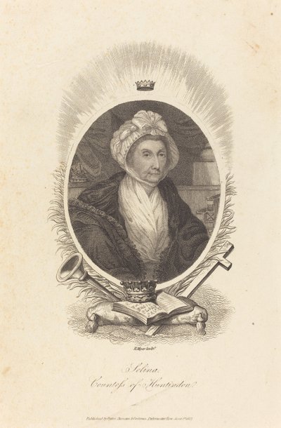 Selina, contessa di Huntindon da Henry Meyer after John Hoppner