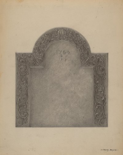 Schienale di ferro da Henry Meyers