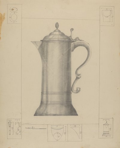 Boccale di peltro da Henry Meyers