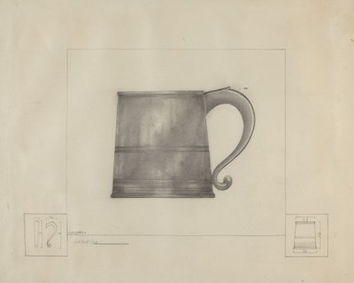 Boccale di peltro da Henry Meyers