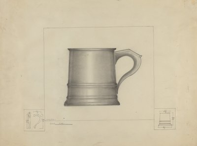 Boccale in peltro da Henry Meyers
