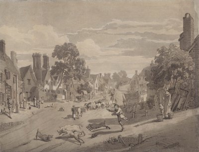 High Street a Bushey, Hertfordshire da Henry Monro