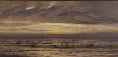 La spiaggia, sera da Henry Moore
