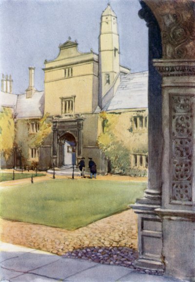 La Porta della Virtù, Gonville e Caius College da Henry Morley