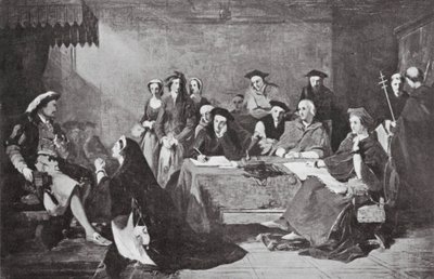 Il Processo di Caterina Howard da Henry Nelson (after) O