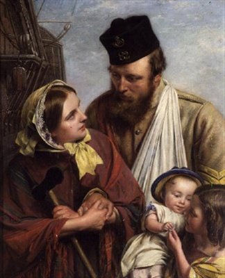 Di nuovo a casa, 1858 da Henry Nelson ONeil