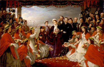 Lo sbarco di S.A.R. la Principessa Alessandra a Gravesend, 7 marzo 1863 da Henry Nelson O