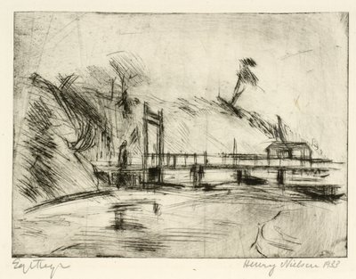 Ponte sopra il fossato della fortezza da Henry Nielsen