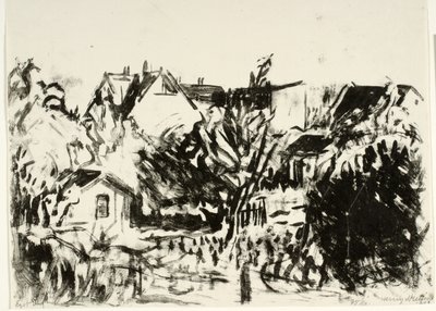 Vista su giardini e case da Henry Nielsen